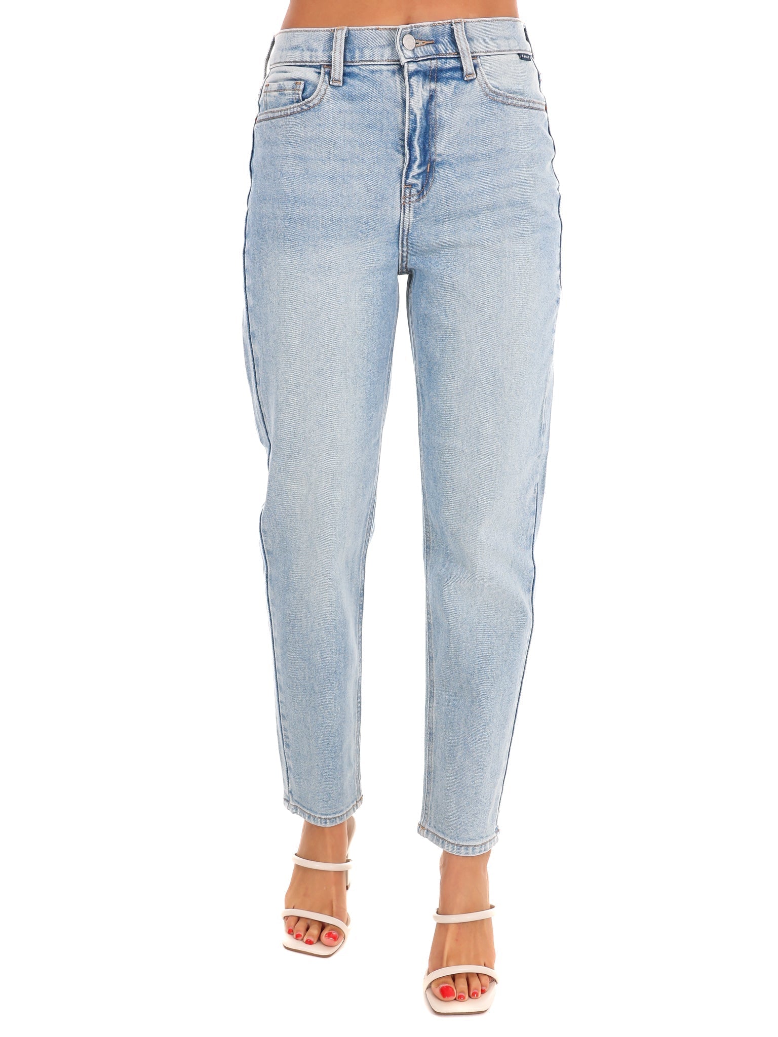 What's the Plan High Rise Mom Jean